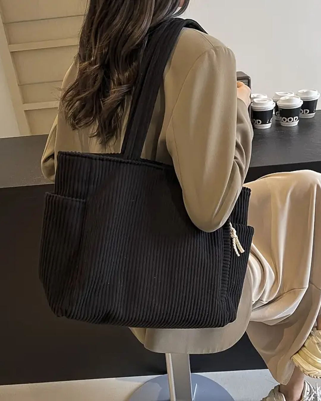 Tilda | Ribbed Cord-Detail Carrier