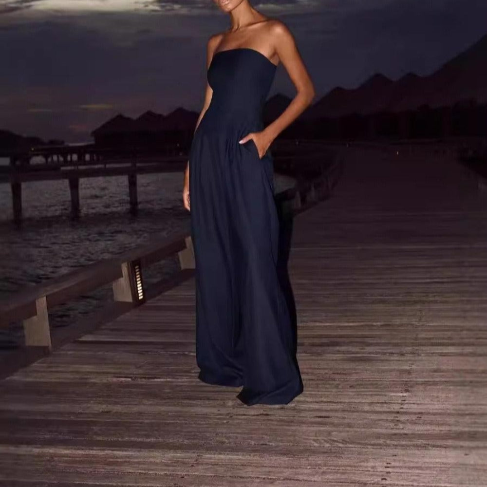 Lunéa | Chic Strapless Viral Jumpsuit