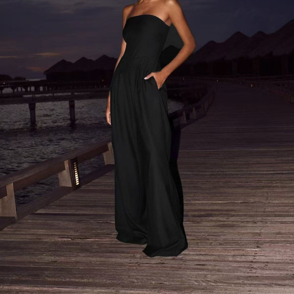 Lunéa | Chic Strapless Viral Jumpsuit