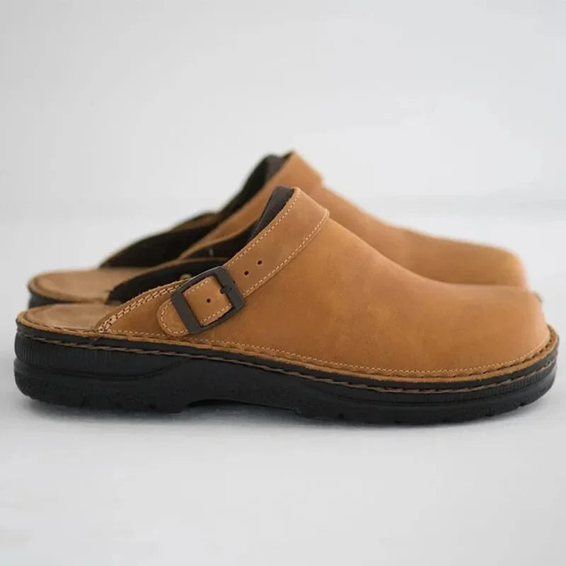 Alex – Men's Leather Slippers with Maximum Comfort