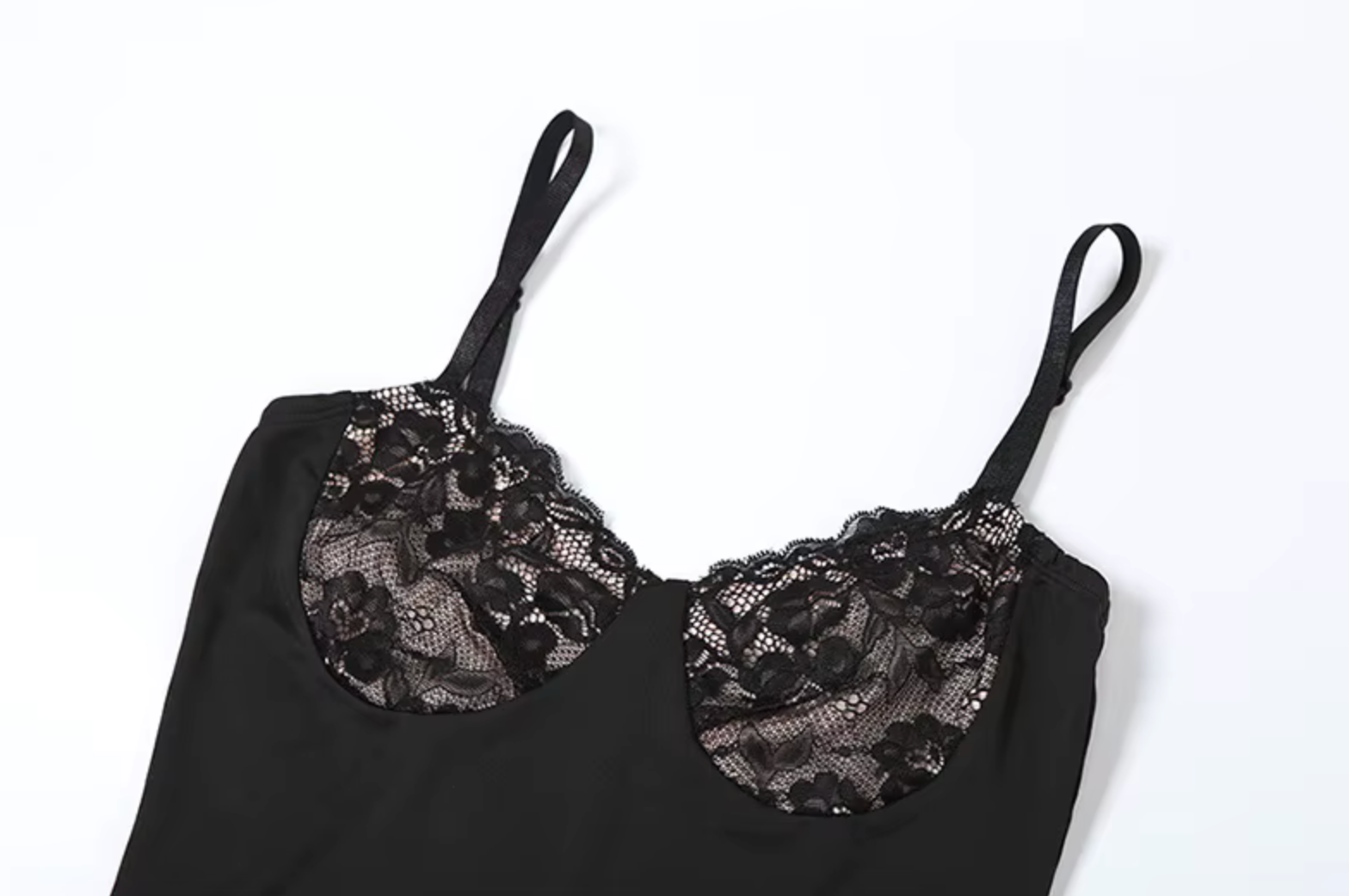 Lace Trim Backless Maxi Dress